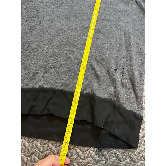 Wildfox SAY YES Destroyed Rainbow Jumper S Sweatshirt Top Loose Fit $136 Black - Picture 6 of 9